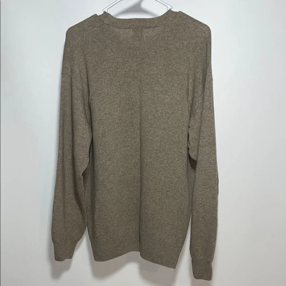 Olivers Tan Crewneck Sweater Soft Knit Casual